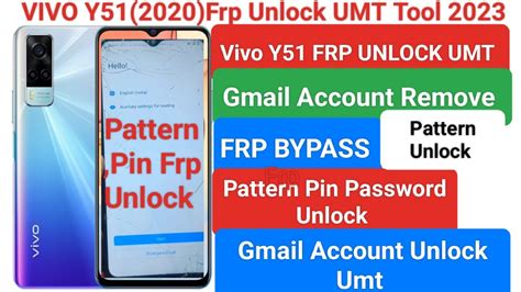 Vivo Y Frp Unlock Umt Ll Vivo Y Pattern Pin Frp Unlock Umt