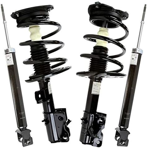 Amazon AutoShack Front Rear Complete Struts Coil Springs And