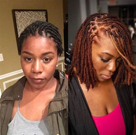 Dmv Pro Loctician Pstyles On Instagram “three Yrs Of Growth Then And