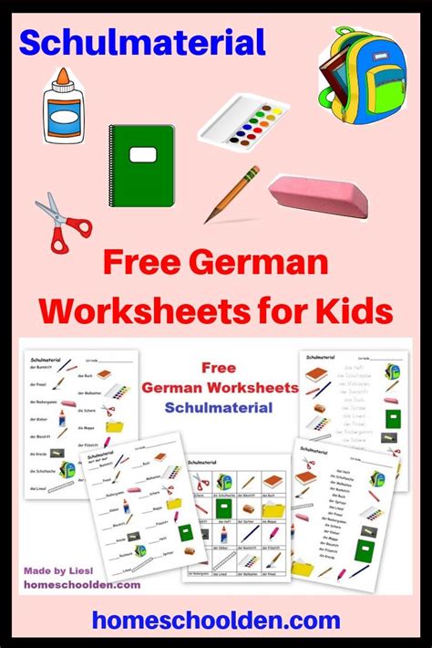 German For Beginners Worksheets