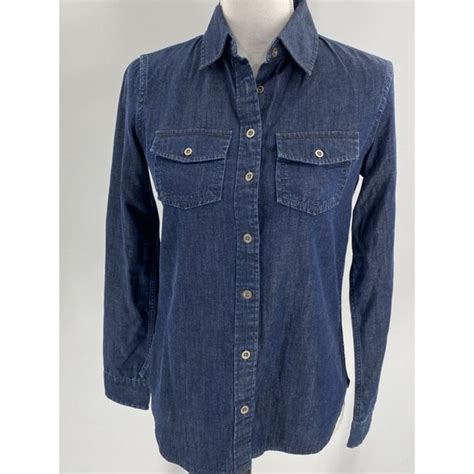 Banana Republic Tops Banana Republic Soft Wash Womens Denim Blouse