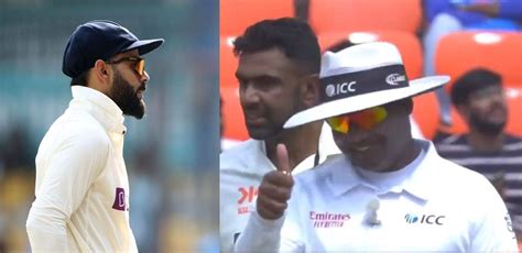 “main Hota Toh Out Hota” Virat Kohli Trolls Umpire Nitin Menon In