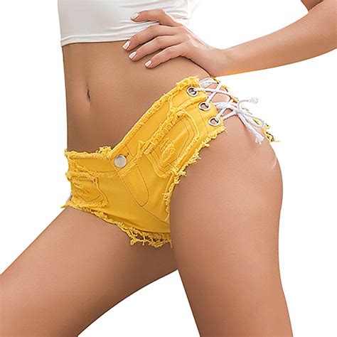 HomeGardon Summer Clearance Women S Low Waist Sexy Denim Jeans Short Shorts Hot Pants For