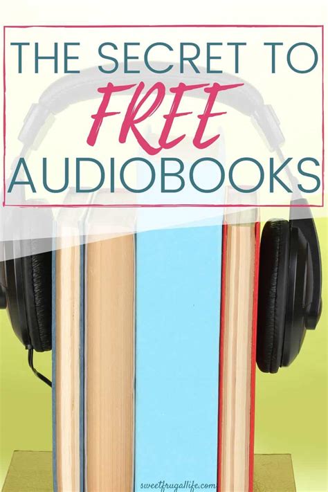 How To Listen To Audiobooks For Free Sweet Frugal Life