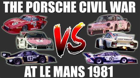 The Many Different Porsche 935s Of Le Mans 1981 YouTube