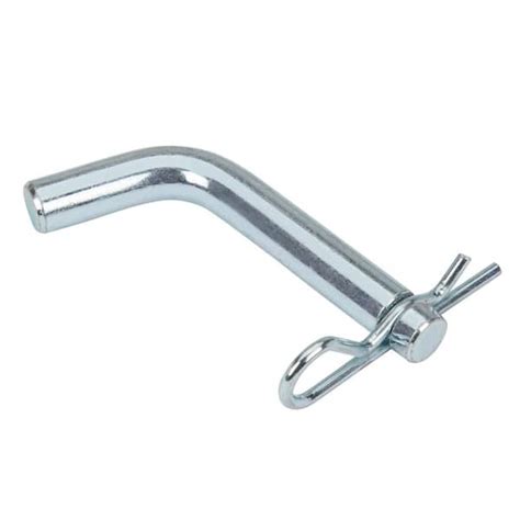 TowSmart Standard 1 2 In Steel Bent Hitch Pin With Clip Fits 1 1 4