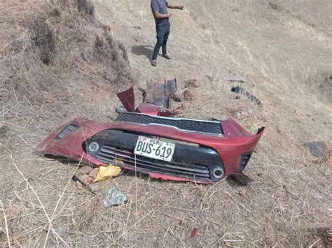 Apur Mac Cuatro Fallecidos Deja La Ca Da De Auto A Un Abismo De