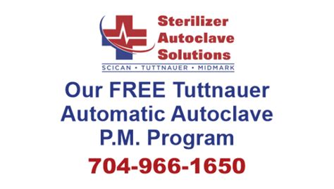 How Our Free Tuttnauer Automatic Autoclave Preventative Maintenance