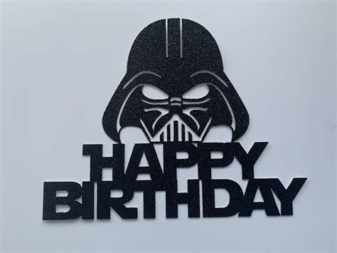 Darth Vader Happy Birthday Star Wars Birthday Cake Happy Birthday