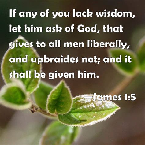 James 1 5