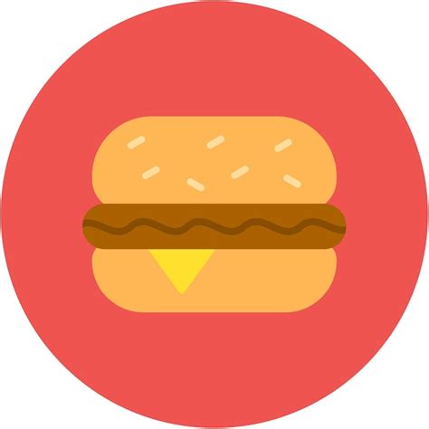 Estilo De Ilustración Vectorial De Las Hamburguesas Vector Premium