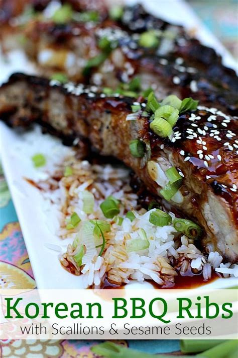 These Korean Bbq Ribs Are Perfect When Grilled And Make A Delicious