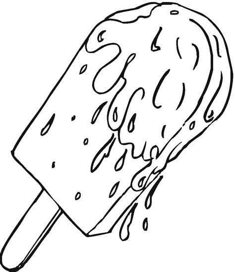 Ice Cream Sandwich Coloring Pages