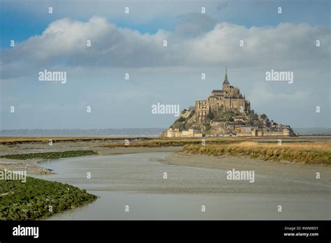 Mont St Michel in winter sun Stock Photo - Alamy