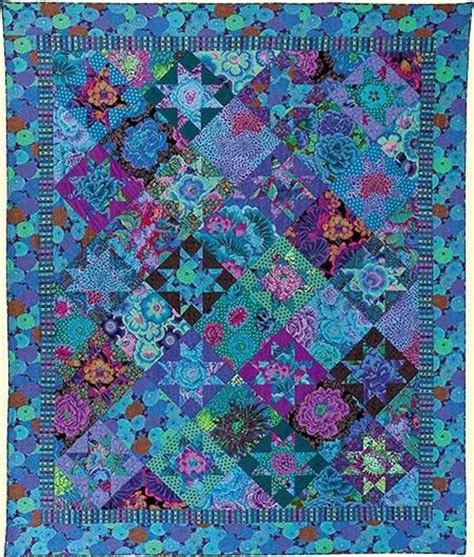 JUMBLE Purple PWBM053 Kaffe Fassett Fabric Brandon Mably Quilt