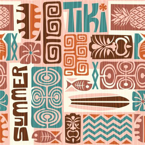 Hawaiian Tiki Background Illustrations Royalty Free Vector Graphics And Clip Art Istock