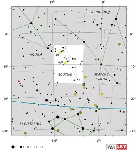 Scutum Constellation (the Shield): Stars, Story, Location ...