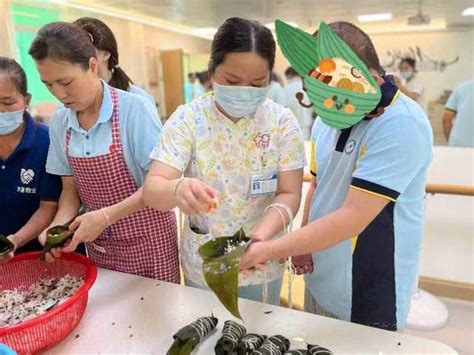 深圳市第二人民医院大鹏新区南澳医院七娘山护理院开展“浓浓粽叶香 暖暖端午情”端午活动