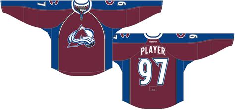 Colorado Avalanche Dark Uniform National Hockey League NHL Chris