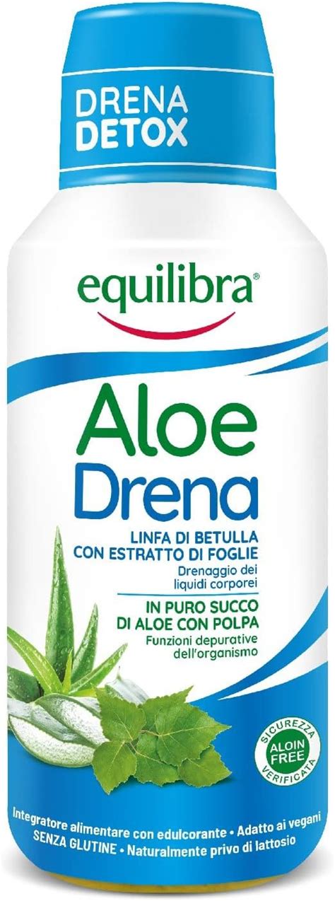 Equilibra Integratori Alimentari Aloe Vera Drena Integratore A Base