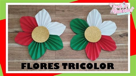 Flores Tricolor De Papel Adornos Para Fiestas Patrias YouTube