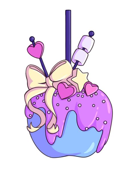 A Pastel Candied Apple By Imakestuff1987 On Deviantart