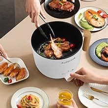 Amazon De Audecook Elektrische Hot Pot Und Dampfgarer L Tragbare