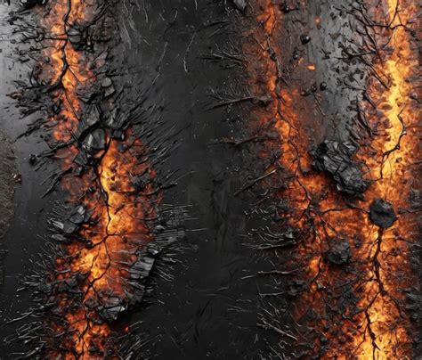 Premium Photo Texture Background A Fire Burns In The Dark