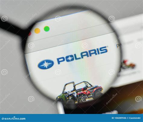 Milan Italy November 1 2017 Polaris Industries Logo On The