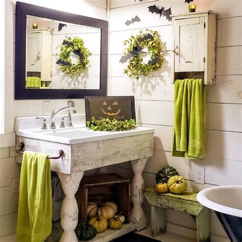 How to Create a Haunted and Stylish Bathroom for Halloween - Uptown Girl