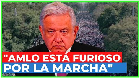 SU LENGUAJE CORPORAL LO DELATA A AMLO LE DOLIÓ LA MARCHA YouTube