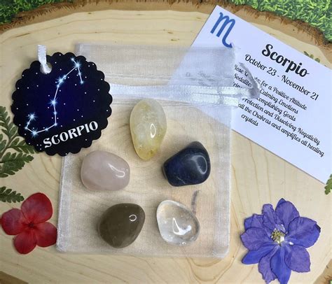 Scorpio Crystals Scorpio Crystals For Scorpio Scorpio Etsy New Zealand