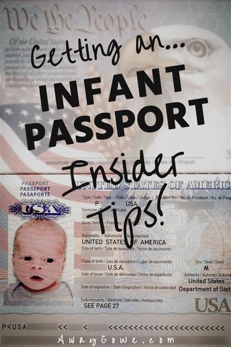 How To Guide For Getting An Infant Passport And Taking The Passport