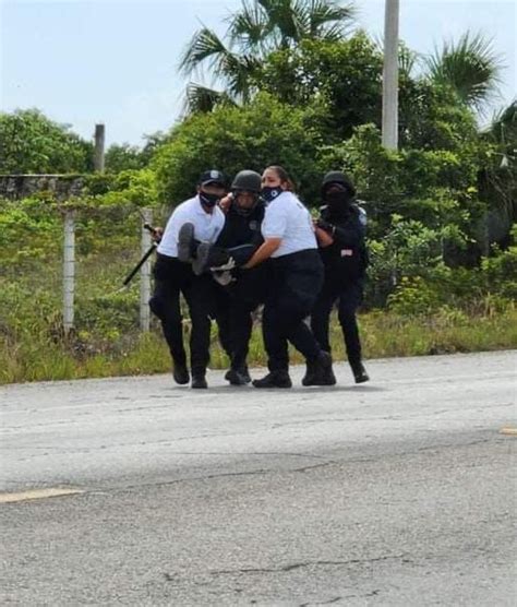 Desalojo en Mahahual deja un polícia macheteado Noticias Quintana Roo