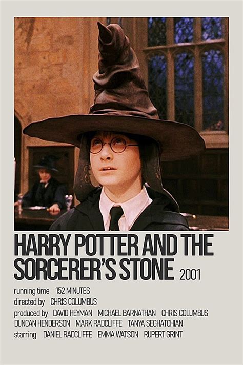 The Poster For Harry Potter And The Sorcer S Stone Is Shown In Black