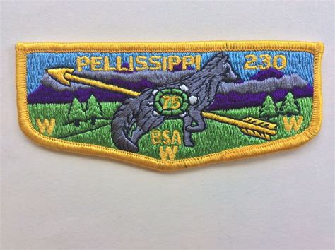 Pellissippi Lodge 230 S 29 75th Anniversary Pocket Flap EBay