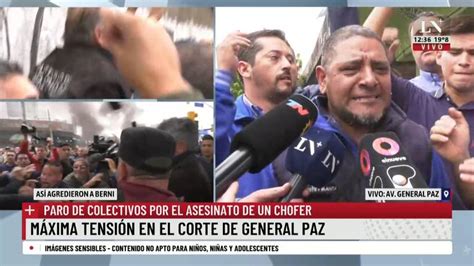 El Llanto De Un Chofer De Colectivo Tras La Agresión A Berni Nadie Nos Cuida La Nacion