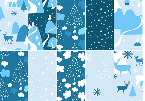 Chilly Winter Pattern Pack - Free Photoshop Brushes at Brusheezy!