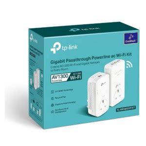 Tp Link Tl Wpa P Kit Av Gigabit Passthrough Powerline Ac Wi Fi