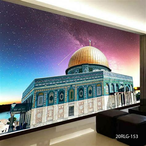 Jual Wallpaper Masjid Al Aqsa Wallpaper Masjid Wallpaper Mihrab 3D