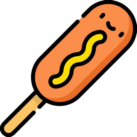 Corndog Iconos Gratis De Comida