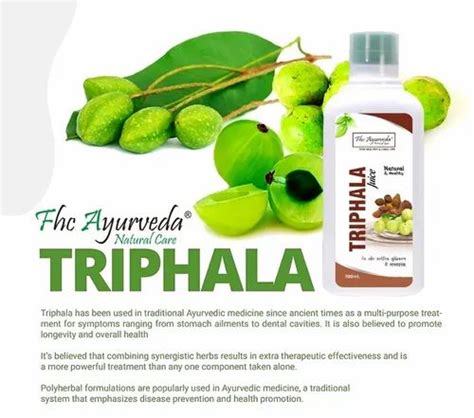 Natural Formulation Fhc Triphala Juice For After Meals 45 Minutes 15ml