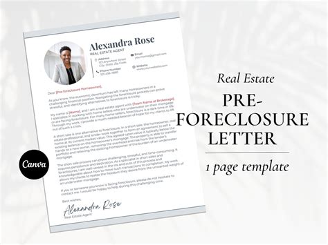 Real Estate Pre Foreclosure Letter Foreclosure Prospecting Letter