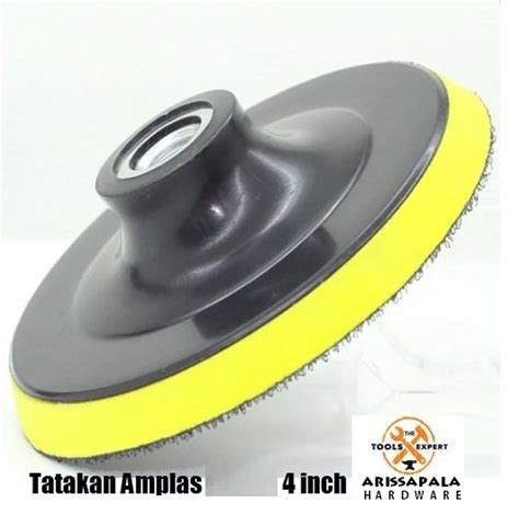 Jual Tatakan Amplas Bulat Tempel Sanding Pad Hamplas Bundar 4 Inch Di