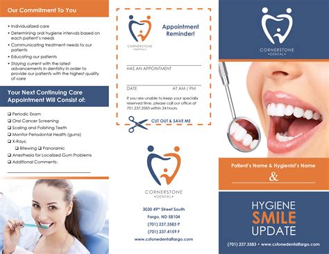 Free Dental Brochure Template