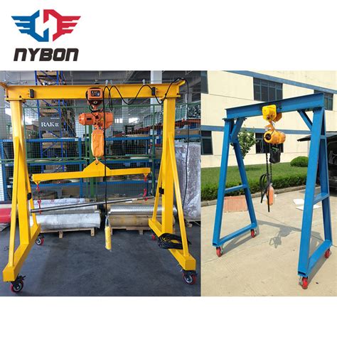 3 Ton Mini Indoor Single Girder China Steel Structure Portable Gantry