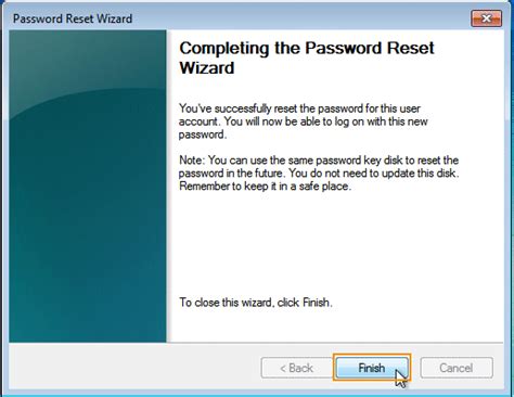 Create Windows 7 Password Reset Disk Without Password