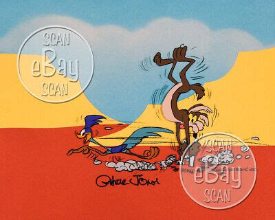 Rare Road Runner Caricature Photo Warner Bros Animation Chuck Jones