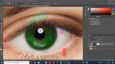 DERS 15 Photoshop CC de Göz Rengi Değiştirme YouTube