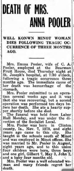 Emma P Gilbert Pooler Find A Grave Memorial